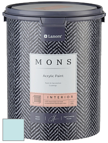 MONS INTERIOR PAINT – 100% акриловая глубоко матовая краска, 3% блеска цвет NCS S 0515-B20G 