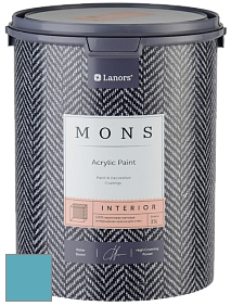 MONS INTERIOR PAINT – 100% акриловая глубоко матовая краска, 3% блеска цвет NCS S 2040-B10G 