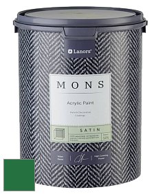 MONS SATIN PAINT – 100% акриловая полуматовая краска, 12% блеска цвет NCS S 3560-G10Y 