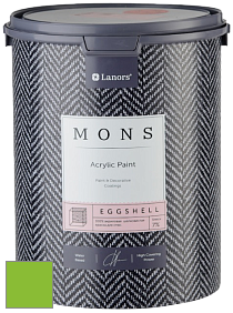 MONS EGGSHELL PAINT – 100% акриловая шелковисто-матовая краска, 7 % блеска цвет NCS S 0580-G30Y 