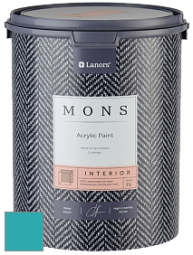 MONS INTERIOR PAINT – 100% акриловая глубоко матовая краска, 3% блеска цвет NCS S 2050-B30G 