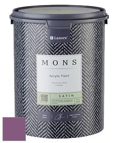 MONS SATIN PAINT – 100% акриловая полуматовая краска, 12% блеска цвет NCS S 4040-R40B 