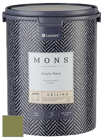 MONS CEILING PAINT – Aбсолютно матовая потолочная краска, 2% блеска цвет NCS S 4040-G50Y 