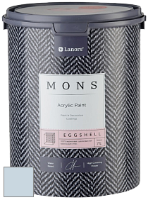 MONS EGGSHELL PAINT – 100% акриловая шелковисто-матовая краска, 7 % блеска цвет NCS S 1010-R90B 
