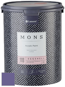 MONS EGGSHELL PAINT – 100% акриловая шелковисто-матовая краска, 7 % блеска цвет NCS S 4040-R60B 