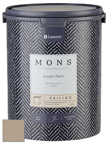 MONS CEILING PAINT – Aбсолютно матовая потолочная краска, 2% блеска цвет MONS 142 Желтая глина
