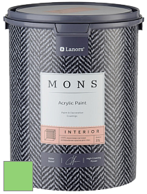 MONS INTERIOR PAINT – 100% акриловая глубоко матовая краска, 3% блеска цвет NCS S 0560-G20Y 