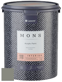 MONS INTERIOR PAINT – 100% акриловая глубоко матовая краска, 3% блеска цвет NCS S 5005-G50Y 