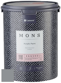 MONS EGGSHELL PAINT – 100% акриловая шелковисто-матовая краска, 7 % блеска цвет NCS S 4502-B 