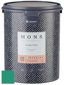 MONS INTERIOR PAINT – 100% акриловая глубоко матовая краска, 3% блеска цвет NCS S 3050-B90G 