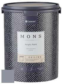 MONS CEILING PAINT – Aбсолютно матовая потолочная краска, 2% блеска цвет NCS S 4010-R70B 
