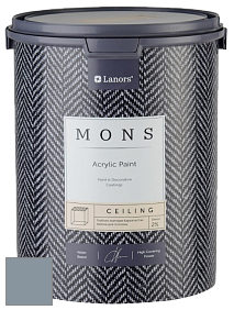 MONS CEILING PAINT – Aбсолютно матовая потолочная краска, 2% блеска цвет NCS S 4010-R90B 