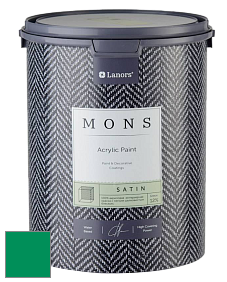 MONS SATIN PAINT – 100% акриловая полуматовая краска, 12% блеска цвет NCS S 2565-G 