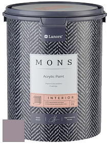 MONS INTERIOR PAINT – 100% акриловая глубоко матовая краска, 3% блеска цвет NCS S 4010-R30B 