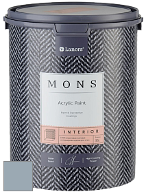 MONS INTERIOR PAINT – 100% акриловая глубоко матовая краска, 3% блеска цвет NCS S 3010-R90B 