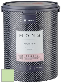 MONS EGGSHELL PAINT – 100% акриловая шелковисто-матовая краска, 7 % блеска цвет NCS S 0530-G30Y 