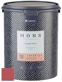 MONS INTERIOR PAINT – 100% акриловая глубоко матовая краска, 3% блеска цвет MONS 225 Восток