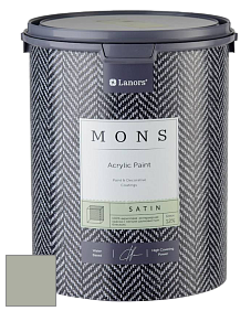 MONS SATIN PAINT – 100% акриловая полуматовая краска, 12% блеска цвет NCS S 3005-G50Y 