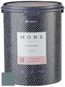MONS EGGSHELL PAINT – 100% акриловая шелковисто-матовая краска, 7 % блеска цвет MONS 140 Бездна