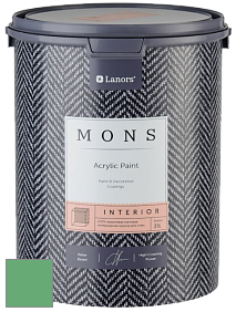 MONS INTERIOR PAINT – 100% акриловая глубоко матовая краска, 3% блеска цвет NCS S 2050-G10Y 
