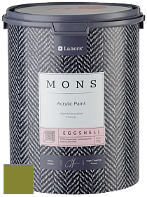 MONS EGGSHELL PAINT – 100% акриловая шелковисто-матовая краска, 7 % блеска цвет NCS S 3065-G50Y 