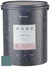 MONS EGGSHELL PAINT – 100% акриловая шелковисто-матовая краска, 7 % блеска цвет NCS S 5020-B30G 