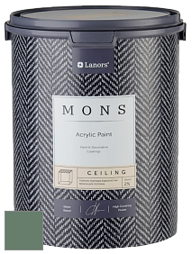 MONS CEILING PAINT – Aбсолютно матовая потолочная краска, 2% блеска цвет NCS S 5020-G10Y 