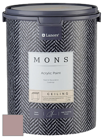 MONS CEILING PAINT – Aбсолютно матовая потолочная краска, 2% блеска цвет MONS 196 Итальянская роза