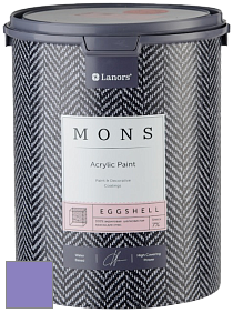 MONS EGGSHELL PAINT – 100% акриловая шелковисто-матовая краска, 7 % блеска цвет NCS S 2050-R60B 