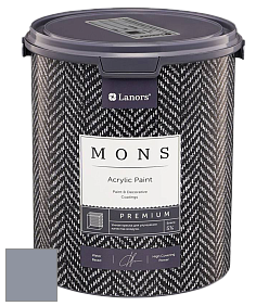 MONS PREMIUM PAINT – 100% акриловая интерьерная краска с шелковистым матовым блеском цвет NCS S 4010-R70B 