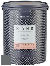 MONS INTERIOR PAINT – 100% акриловая глубоко матовая краска, 3% блеска цвет NCS S 6502-B50G 