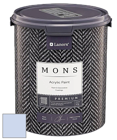 MONS PREMIUM PAINT – 100% акриловая интерьерная краска с шелковистым матовым блеском цвет NCS S 0520-R70B 