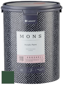 MONS EGGSHELL PAINT – 100% акриловая шелковисто-матовая краска, 7 % блеска цвет NCS S 6530-G10Y 
