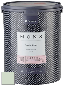 MONS EGGSHELL PAINT – 100% акриловая шелковисто-матовая краска, 7 % блеска цвет NCS S 1010-G20Y 