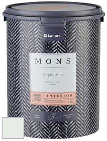MONS INTERIOR PAINT – 100% акриловая глубоко матовая краска, 3% блеска цвет NCS S 0505-G 