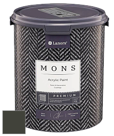MONS PREMIUM PAINT – 100% акриловая интерьерная краска с шелковистым матовым блеском цвет NCS S 8505-G50Y 