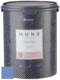 MONS EGGSHELL PAINT – 100% акриловая шелковисто-матовая краска, 7 % блеска цвет NCS S 2050-R70B 