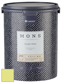MONS CEILING PAINT – Aбсолютно матовая потолочная краска, 2% блеска цвет NCS S 0540-G60Y 