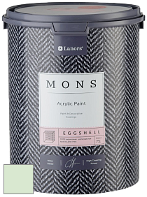 MONS EGGSHELL PAINT – 100% акриловая шелковисто-матовая краска, 7 % блеска цвет NCS S 0515-G20Y 