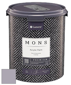MONS PREMIUM PAINT – 100% акриловая интерьерная краска с шелковистым матовым блеском цвет NCS S 3010-R50B 
