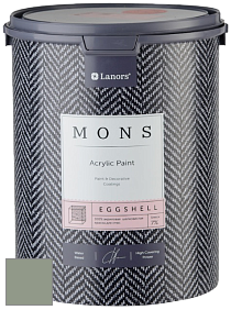 MONS EGGSHELL PAINT – 100% акриловая шелковисто-матовая краска, 7 % блеска цвет NCS S 4010-G30Y 