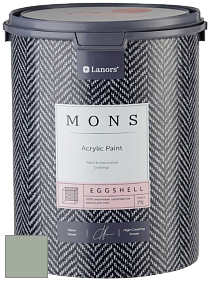 MONS EGGSHELL PAINT – 100% акриловая шелковисто-матовая краска, 7 % блеска цвет NCS S 3010-G20Y 