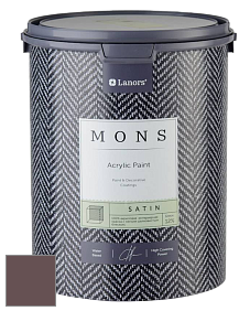 MONS SATIN PAINT – 100% акриловая полуматовая краска, 12% блеска цвет NCS S 7010-R10B 
