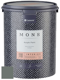 MONS INTERIOR PAINT – 100% акриловая глубоко матовая краска, 3% блеска цвет NCS S 6005-G 