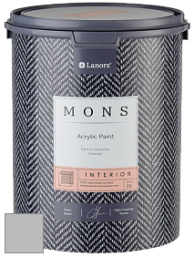 MONS INTERIOR PAINT – 100% акриловая глубоко матовая краска, 3% блеска цвет NCS S 2502-R50B 