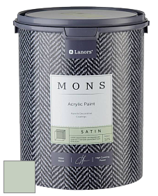 MONS SATIN PAINT – 100% акриловая полуматовая краска, 12% блеска цвет NCS S 1510-G20Y 