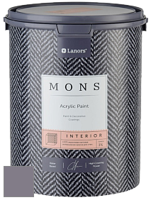 MONS INTERIOR PAINT – 100% акриловая глубоко матовая краска, 3% блеска цвет NCS S 5010-R50B 