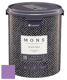 MONS PREMIUM PAINT – 100% акриловая интерьерная краска с шелковистым матовым блеском цвет NCS S 2050-R50B 