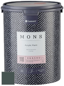 MONS EGGSHELL PAINT – 100% акриловая шелковисто-матовая краска, 7 % блеска цвет MONS 75 Сосна