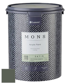 MONS SATIN PAINT – 100% акриловая полуматовая краска, 12% блеска цвет NCS S 7010-G30Y 
